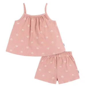 2-Piece Infant and Toddler Girls Seashells Tank Top & Shorts Set Gerber Childrenswea