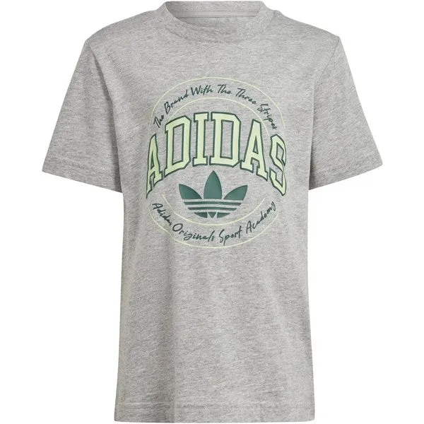 adidas Originals Medium Grey Heather Shorts Tee Set