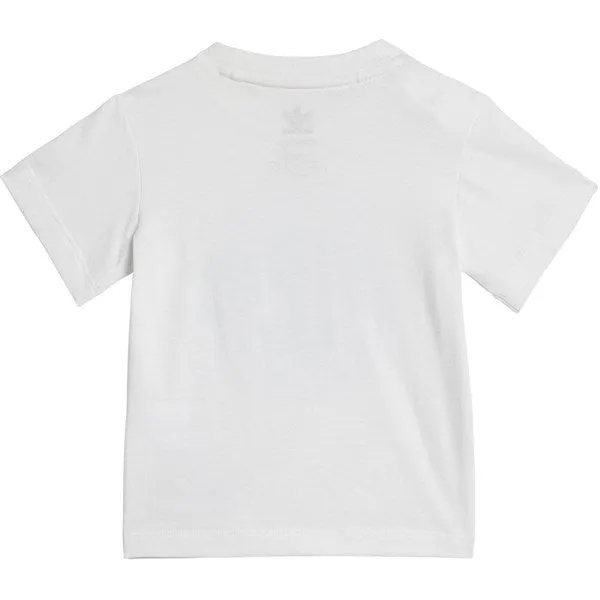 adidas Originals White/Night Indigo Shorts Tee Set