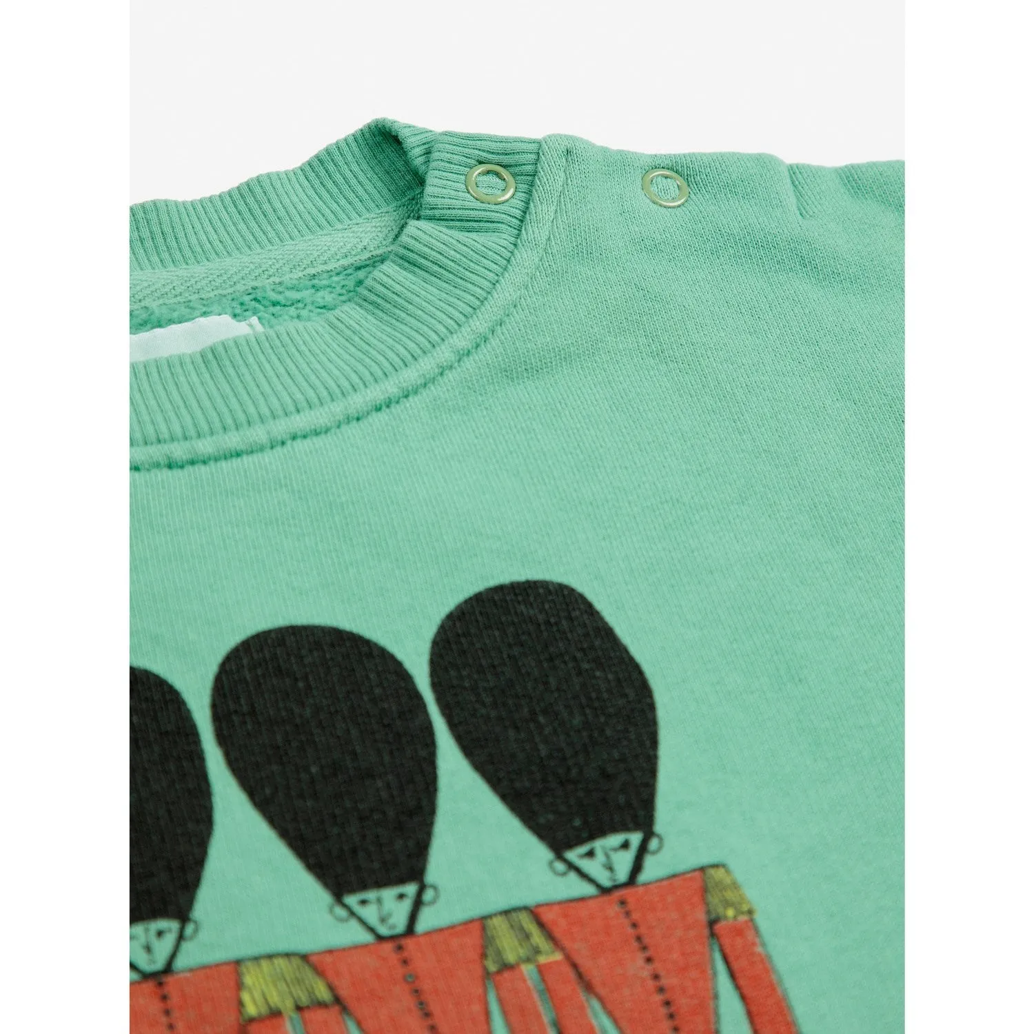 Bobo Choses Green Little Tin Soldiers Crewneck