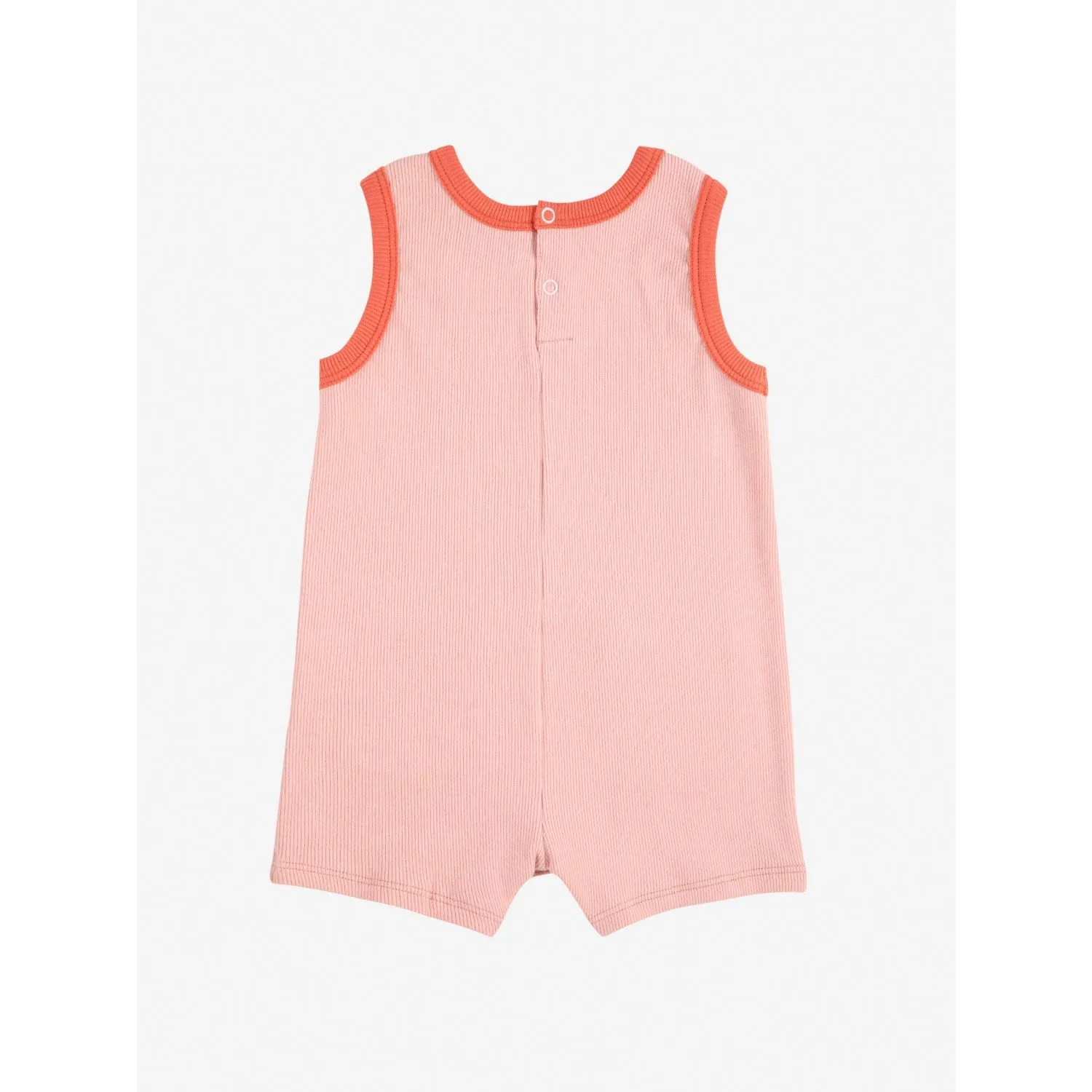 Bobo Choses Light Pink Smiling Pink Playsuit