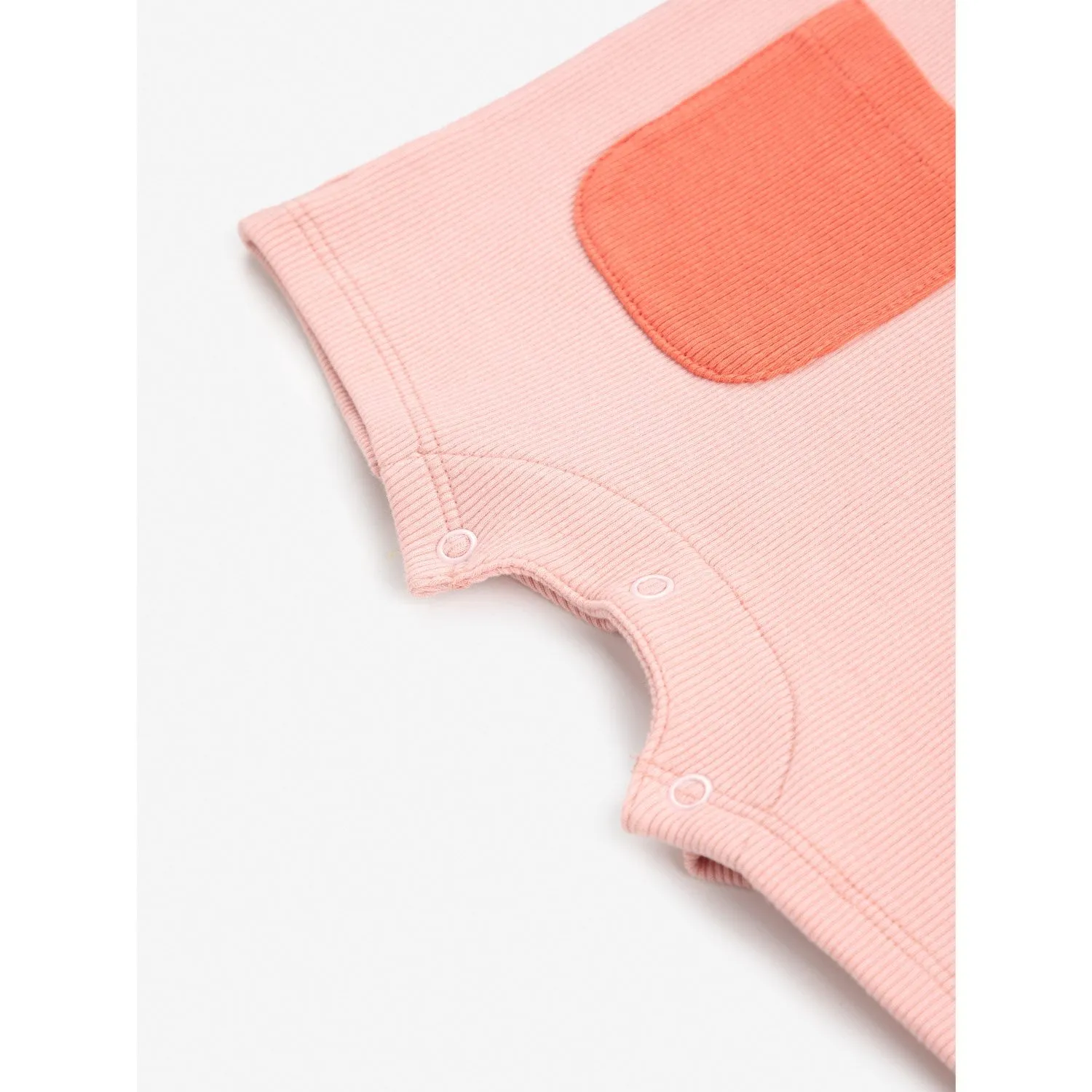 Bobo Choses Light Pink Smiling Pink Playsuit