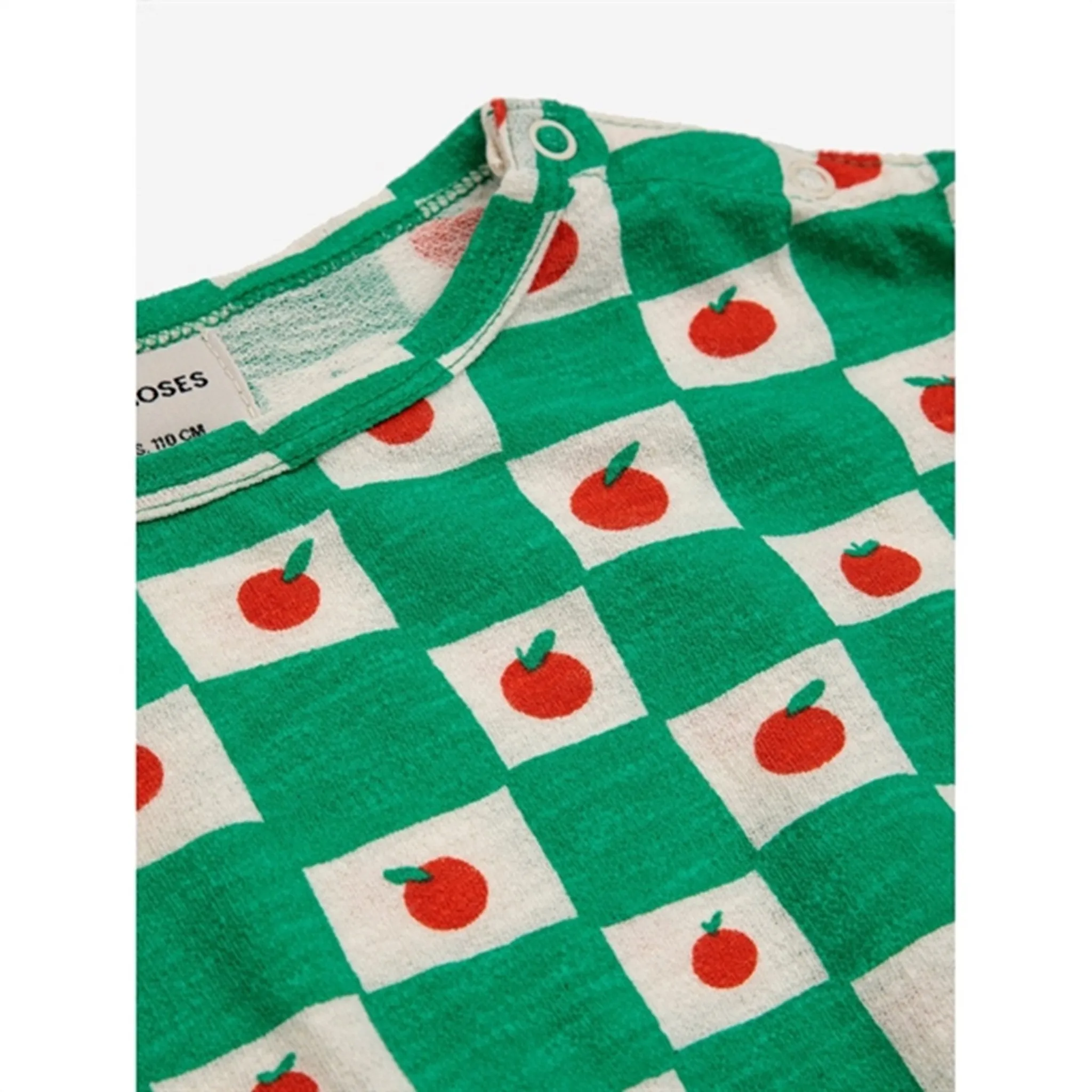 Bobo Choses Tomato All Over Playsuit Sleeveless Offwhite