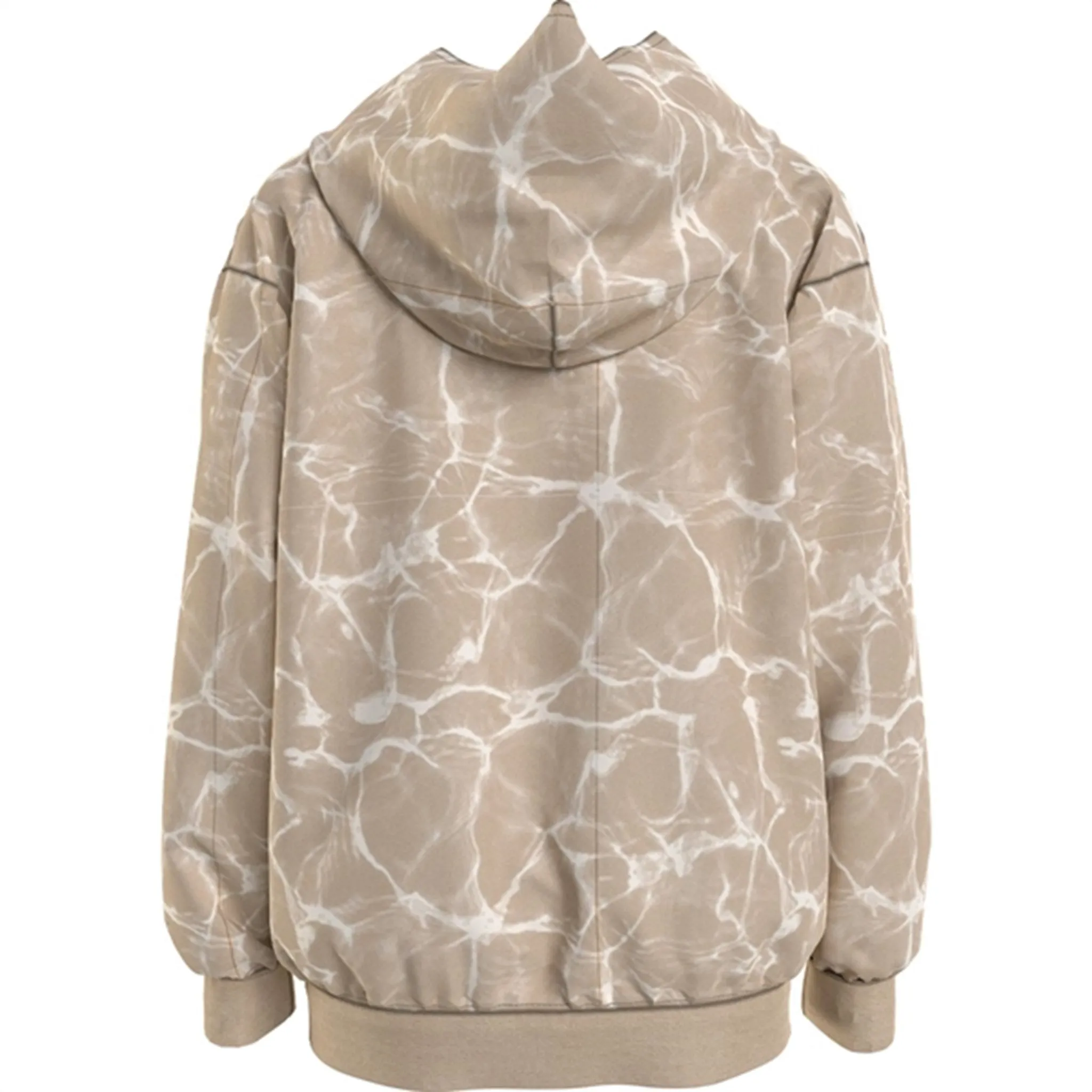 Calvin Klein Relaxed Hoodie Horseraddish Water Aop