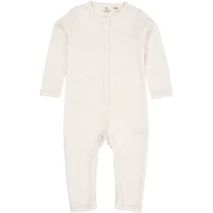 COPENHAGEN COLORS Cream Pointelle Heart Full Body