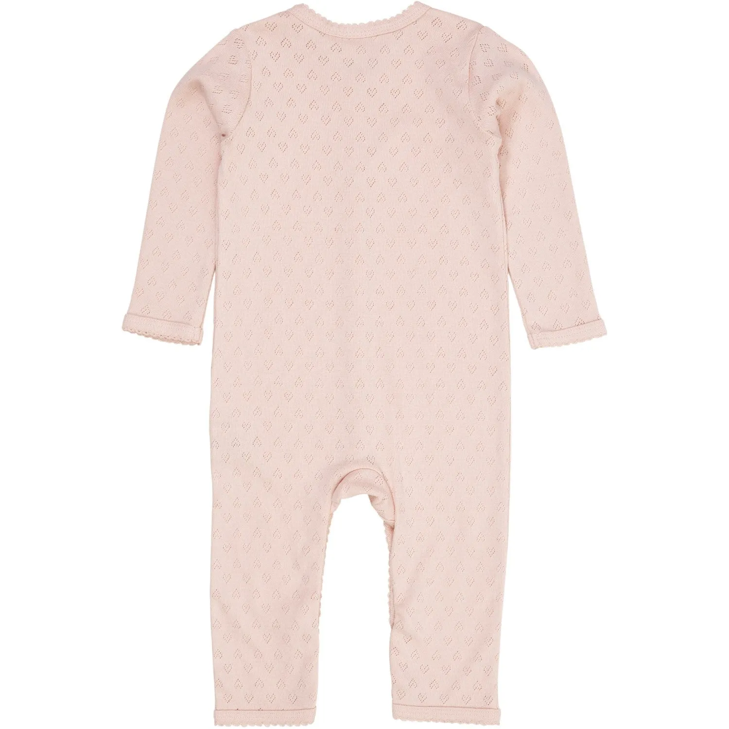 COPENHAGEN COLORS Dusty Rose Pointelle Heart Full Body
