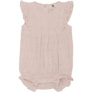 En Fant Veiled Rose Romper