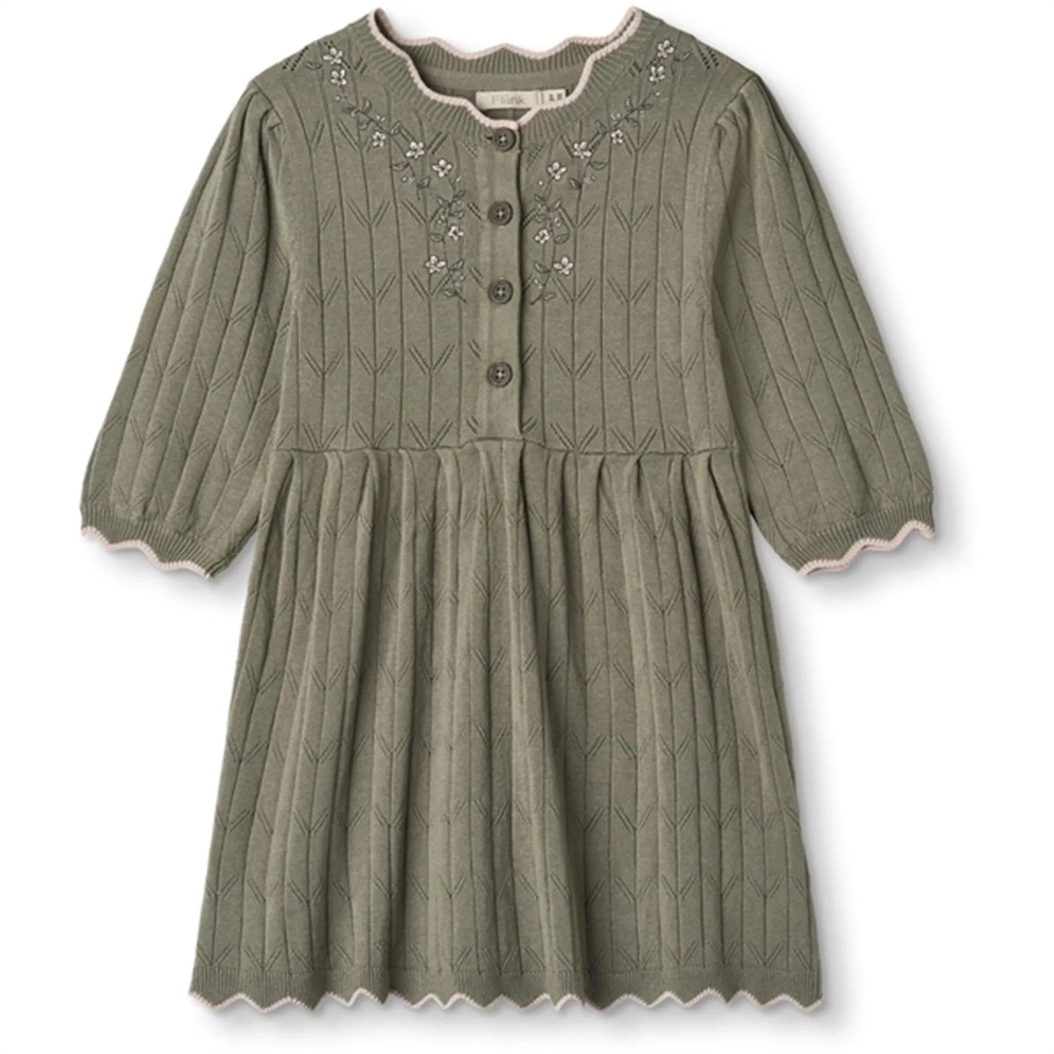 Fliink Vertiver Sunny Embroidered 3/4 Dress