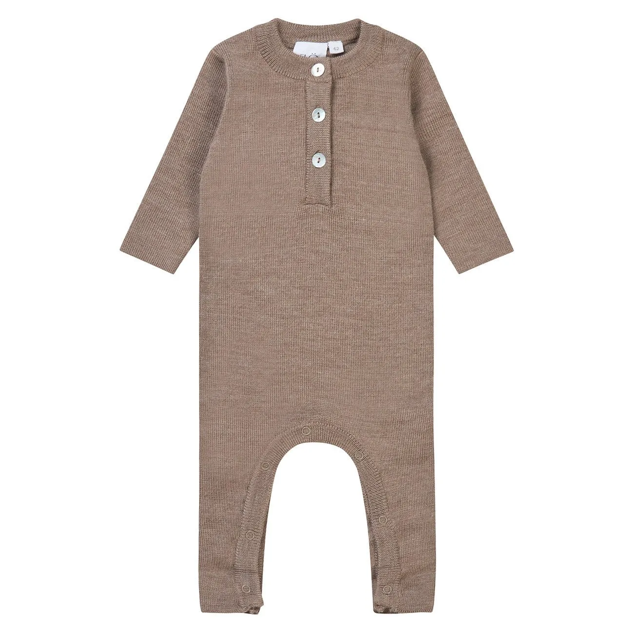 Flss Ash Melange Kaya Onesie Wool