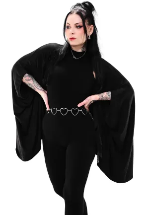 Foxblood - Batty Oversized Black - Cardigan