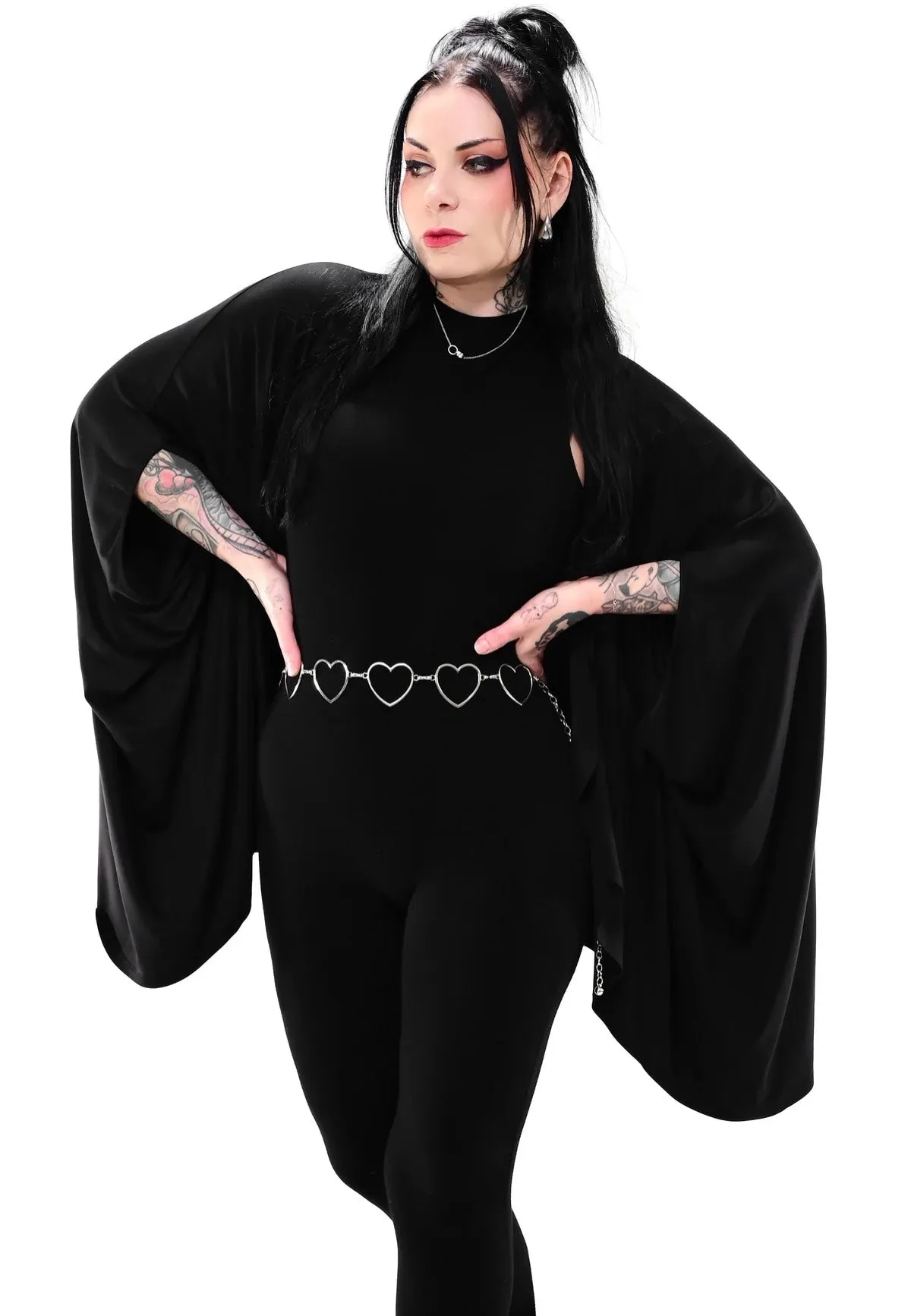 Foxblood - Batty Oversized Black - Cardigan