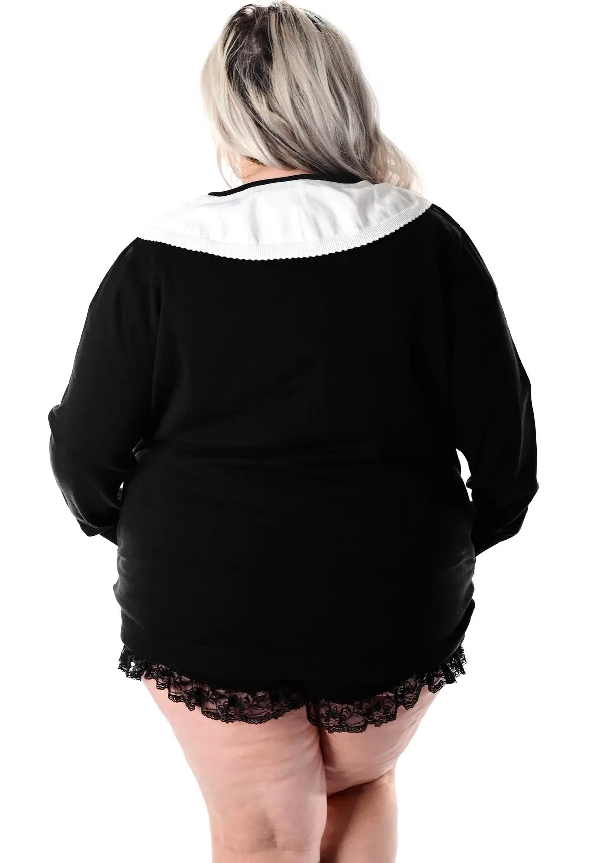 Foxblood - Haunted House Collar Black - Cardigan