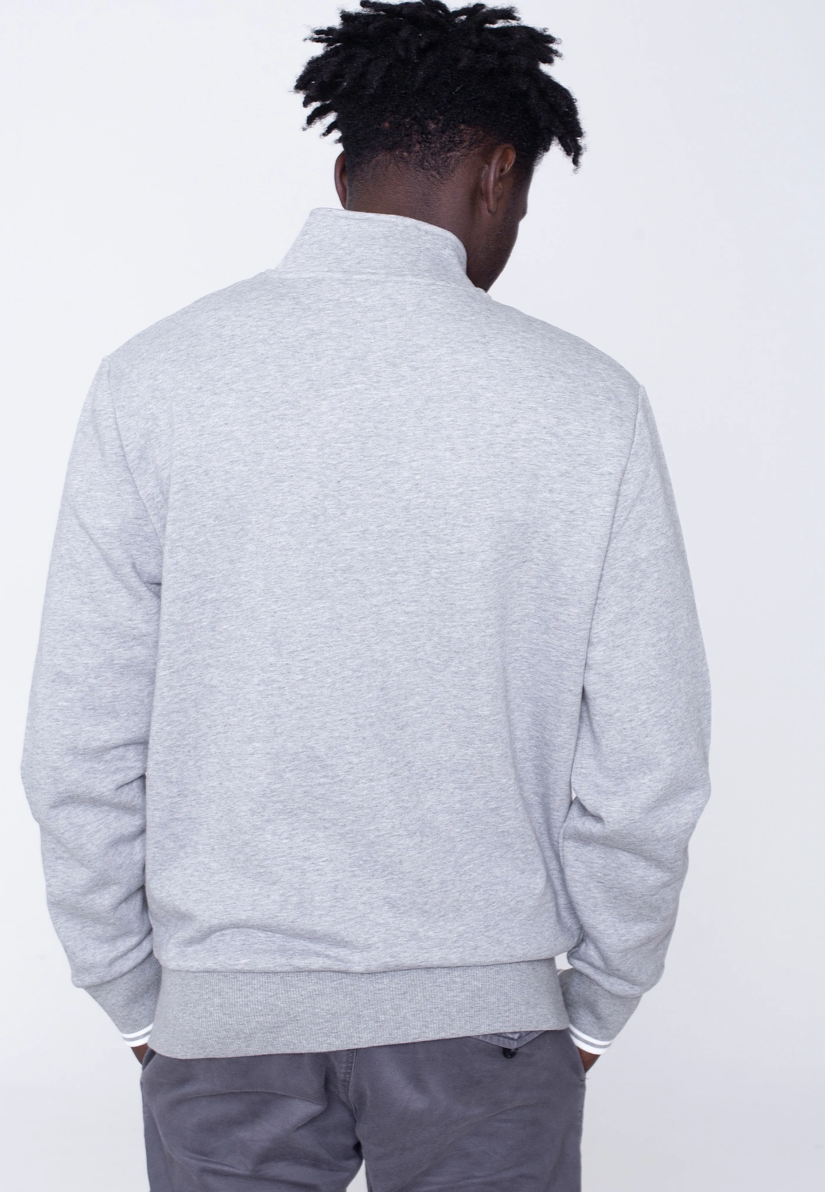 Fred Perry - Half Zip Steel Marl - Pullover