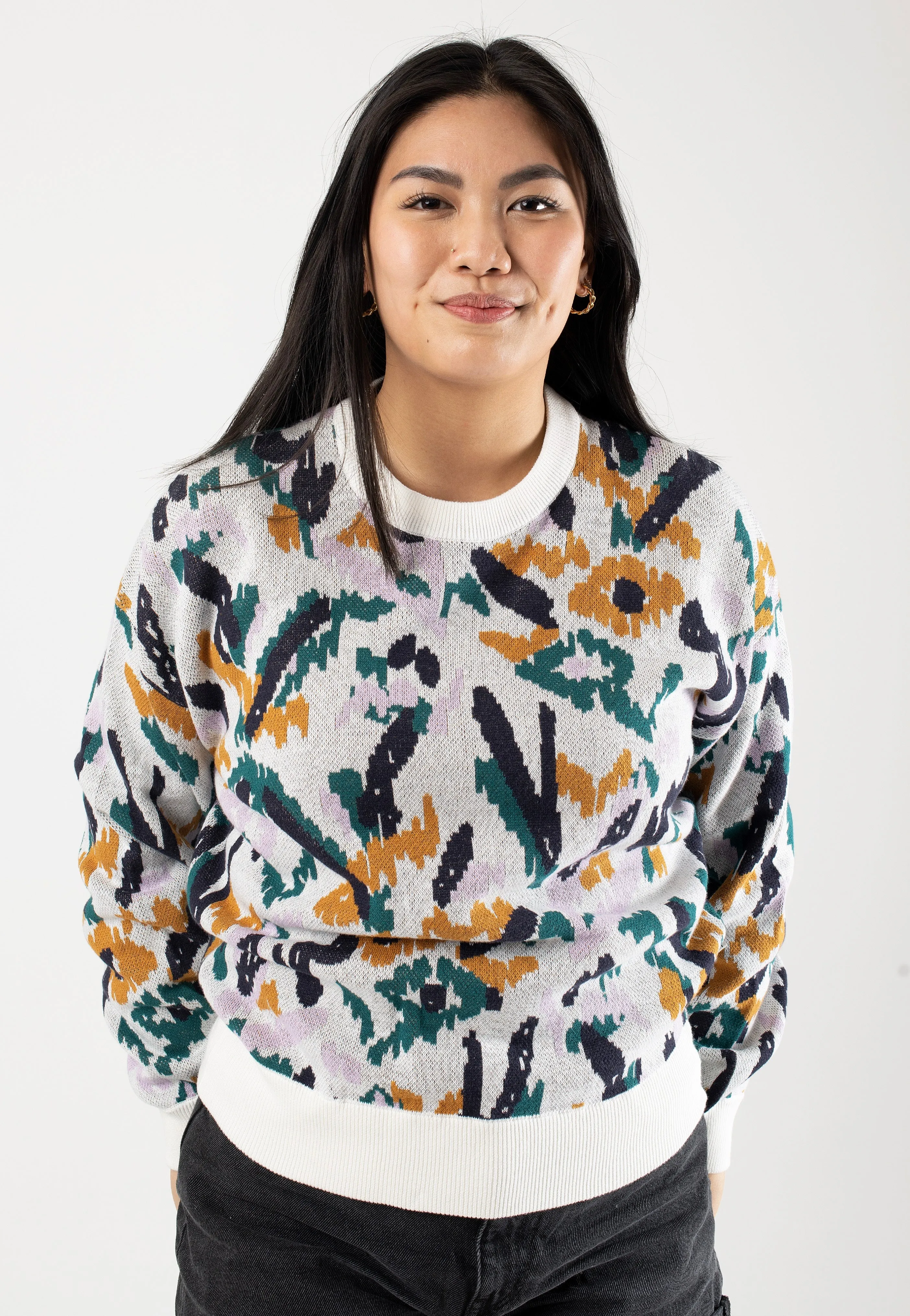 Iriedaily - Lauri Knit Navy Purple - Pullover