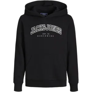 Jack & Jones Junior Black caleb Varsity Sweat Hoodie Noos