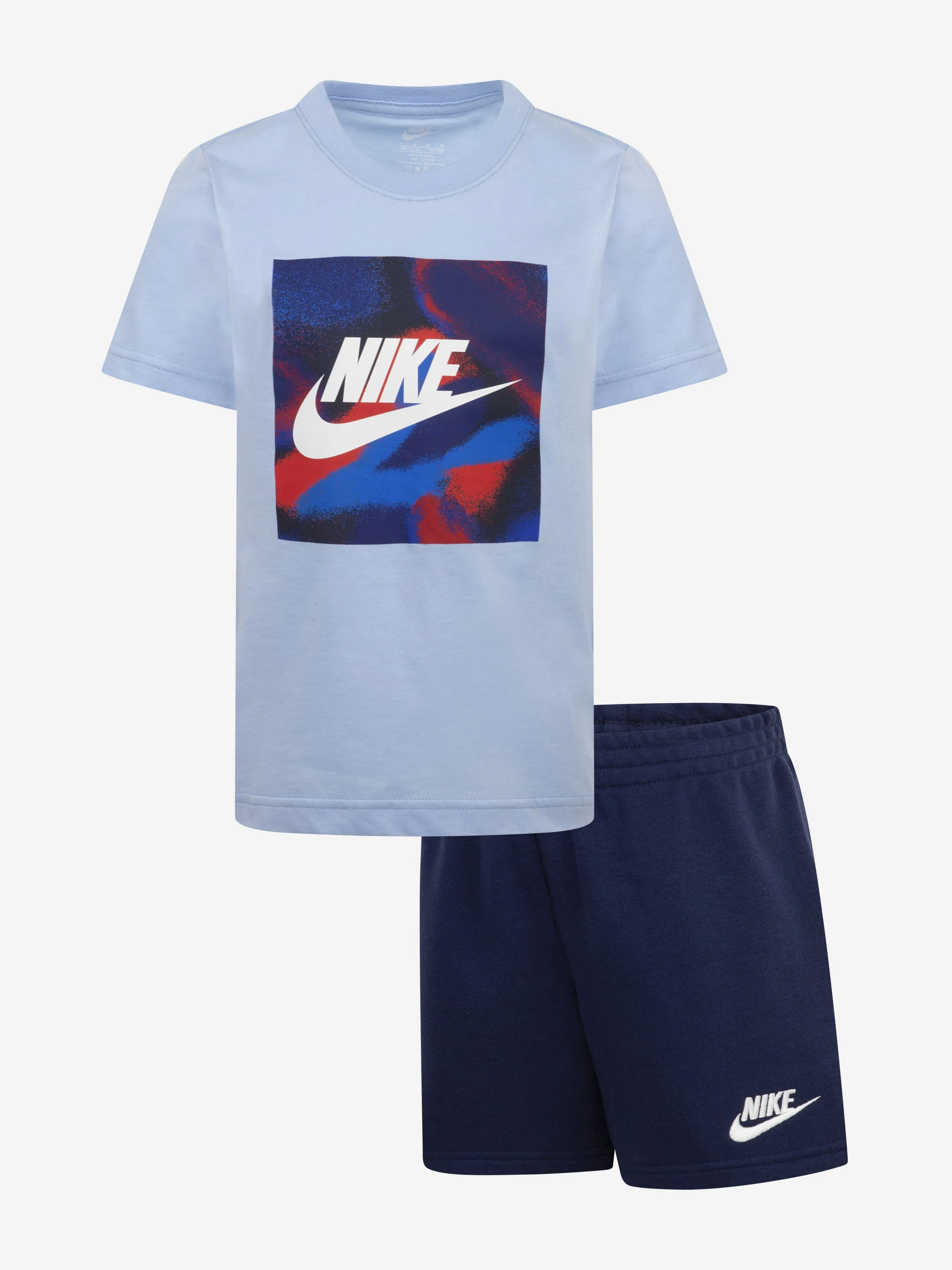 Kids Club Express T-Shirt and Shorts Set in Blue