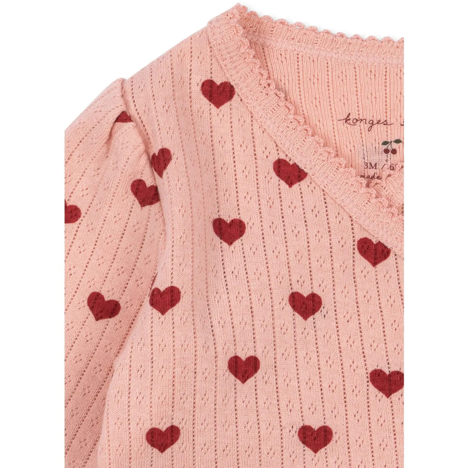 Konges Sljd Amour Rouge Minnie Newborn Onesie Gots
