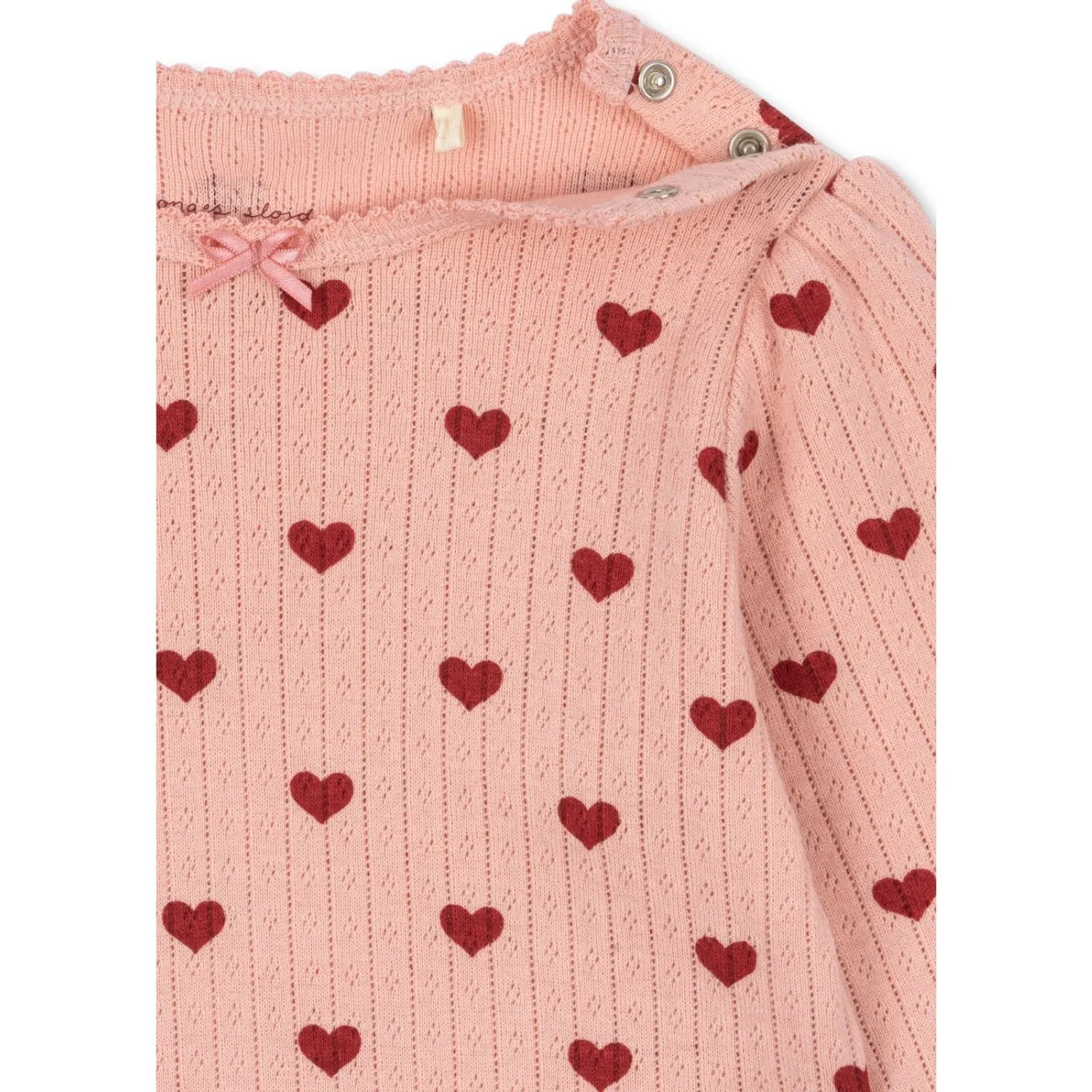 Konges Sljd Amour Rouge Minnie Onesie Gots