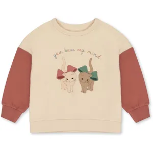 Konges Sljd Brazilian Sand/Canyon Rose Loupy Lou Sweatshirt