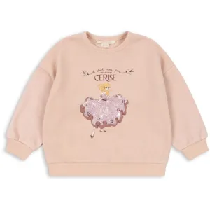 Konges Sljd Cameo Rose Lou Glitter Sweat Shirt Ocs
