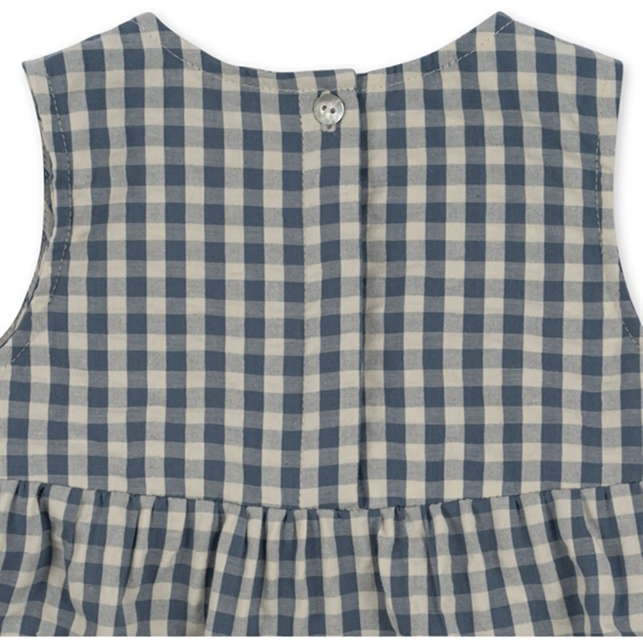 Konges Sljd Captains Blue Check Kim Romper