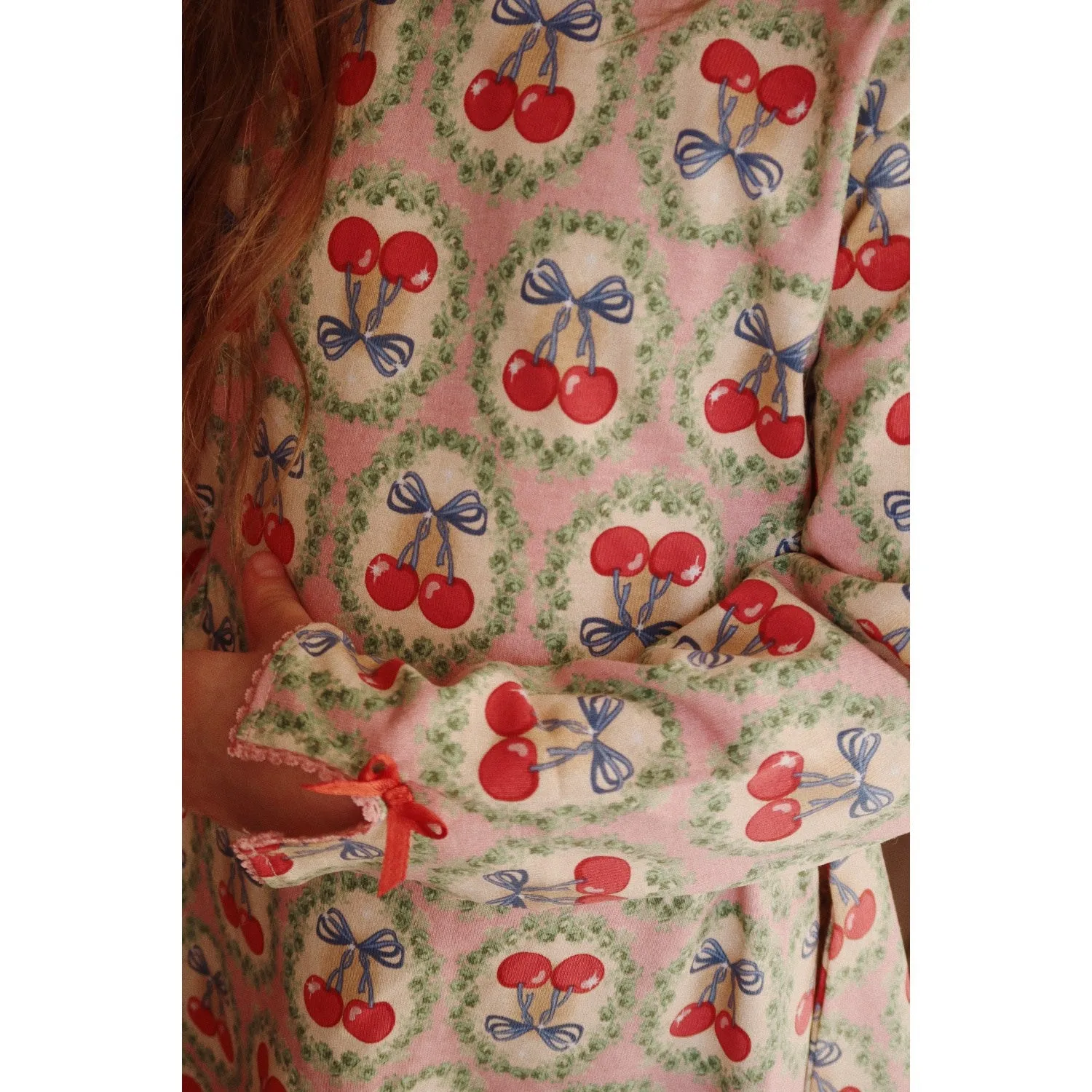 Konges Sljd Cherry Bow Drey Dress Gots