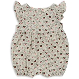Konges Sljd Cherry Motif Coco Frill Romper