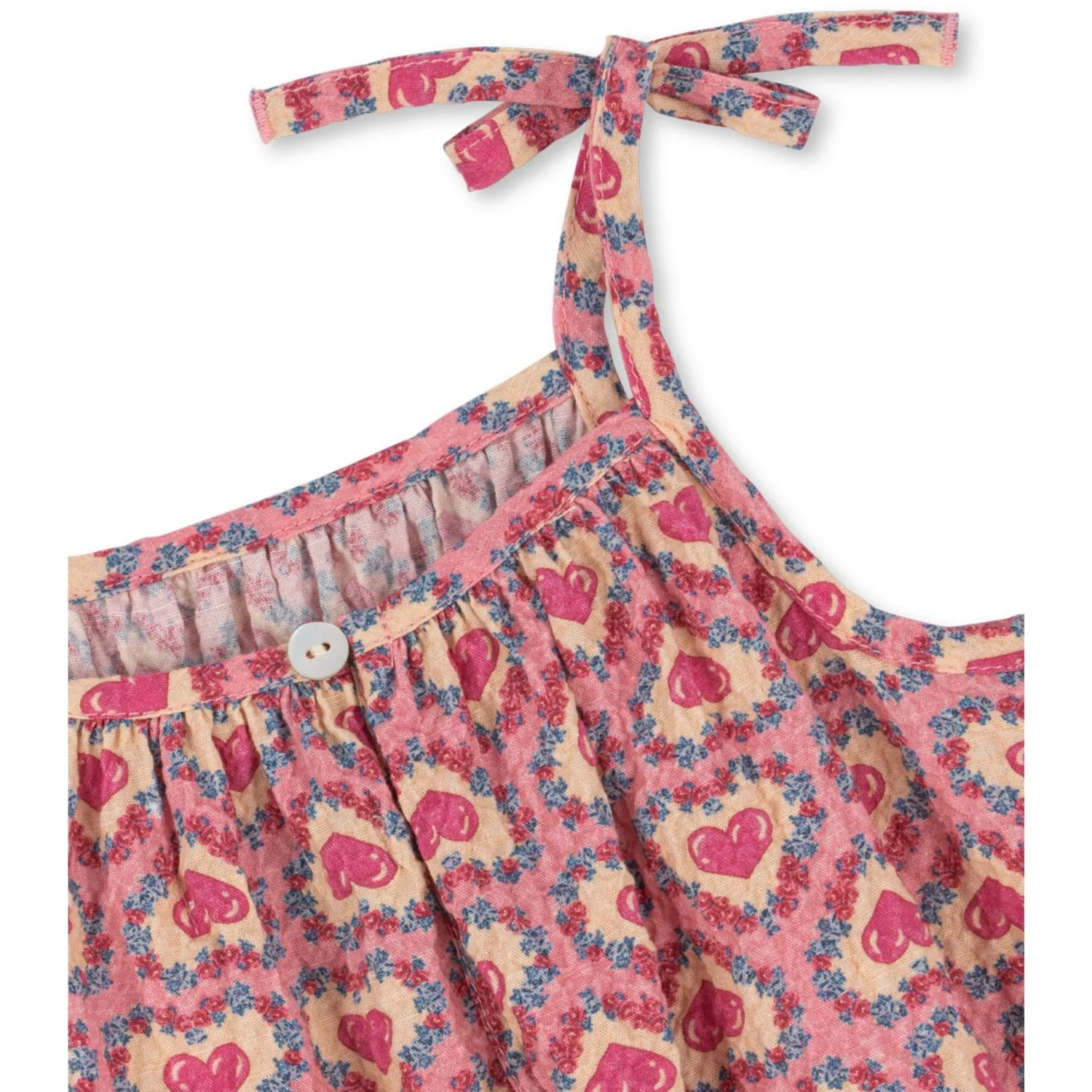 Konges Sljd Felice Rose Vivian Strap Romper Gots