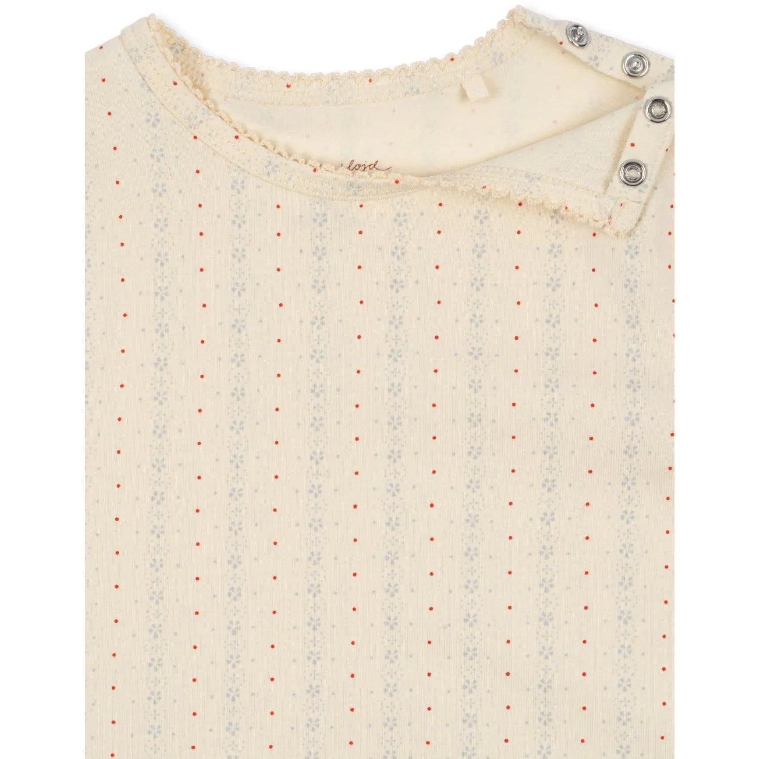 Konges Sljd Fete De Fleur Basic Onesie Gots