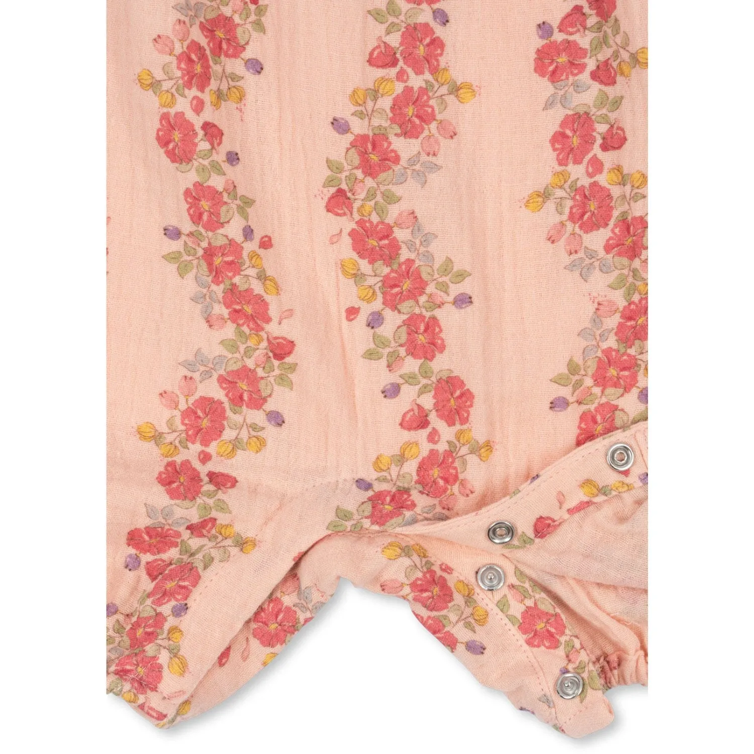 Konges Sljd Floria Pink Coco Frill Romper Gots