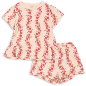 Konges Sljd Floria Pink Famo Frill Set Gots