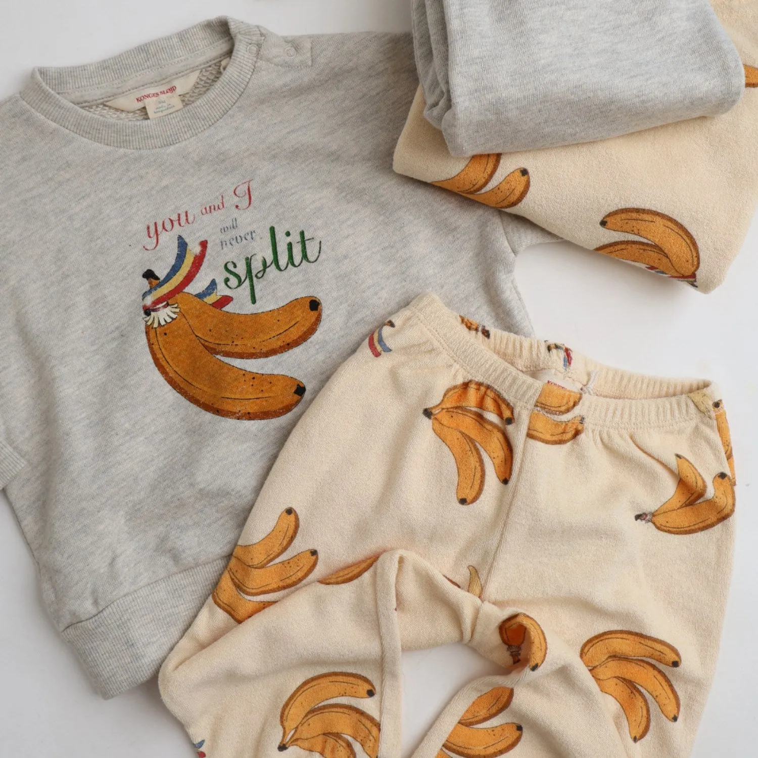 Konges Sljd Go Bananas Itty Sweatshirt Gots