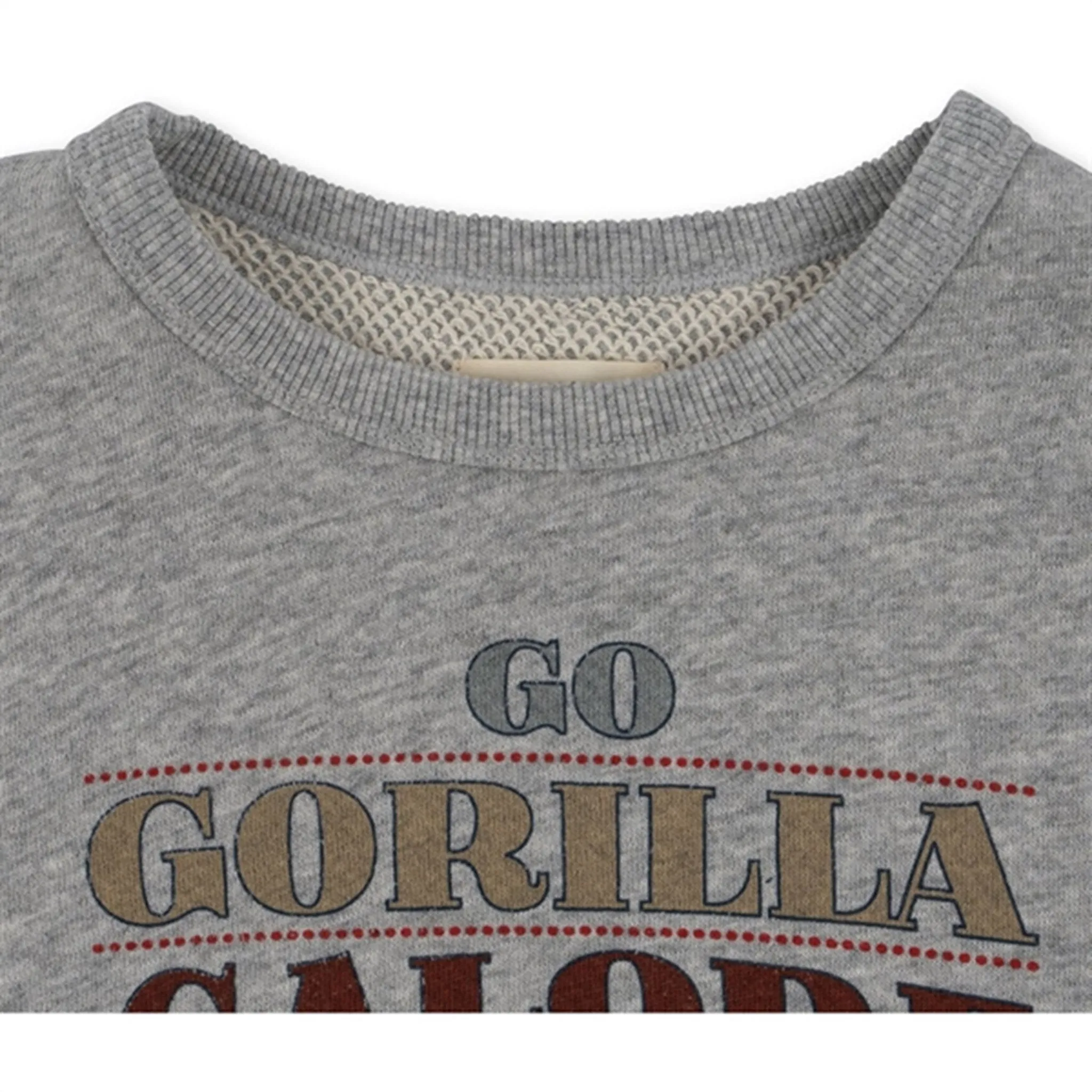 Konges Sljd Grey Melange Loupy Lou Sweatshirt