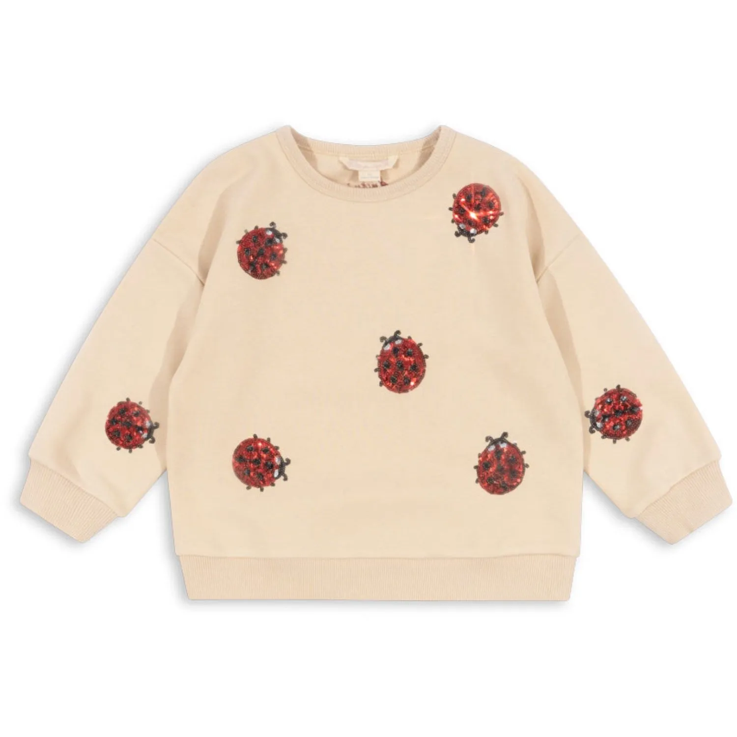Konges Sljd Ladybug Glitter Lou Ladybug Glitter Sweatshirt Ocs