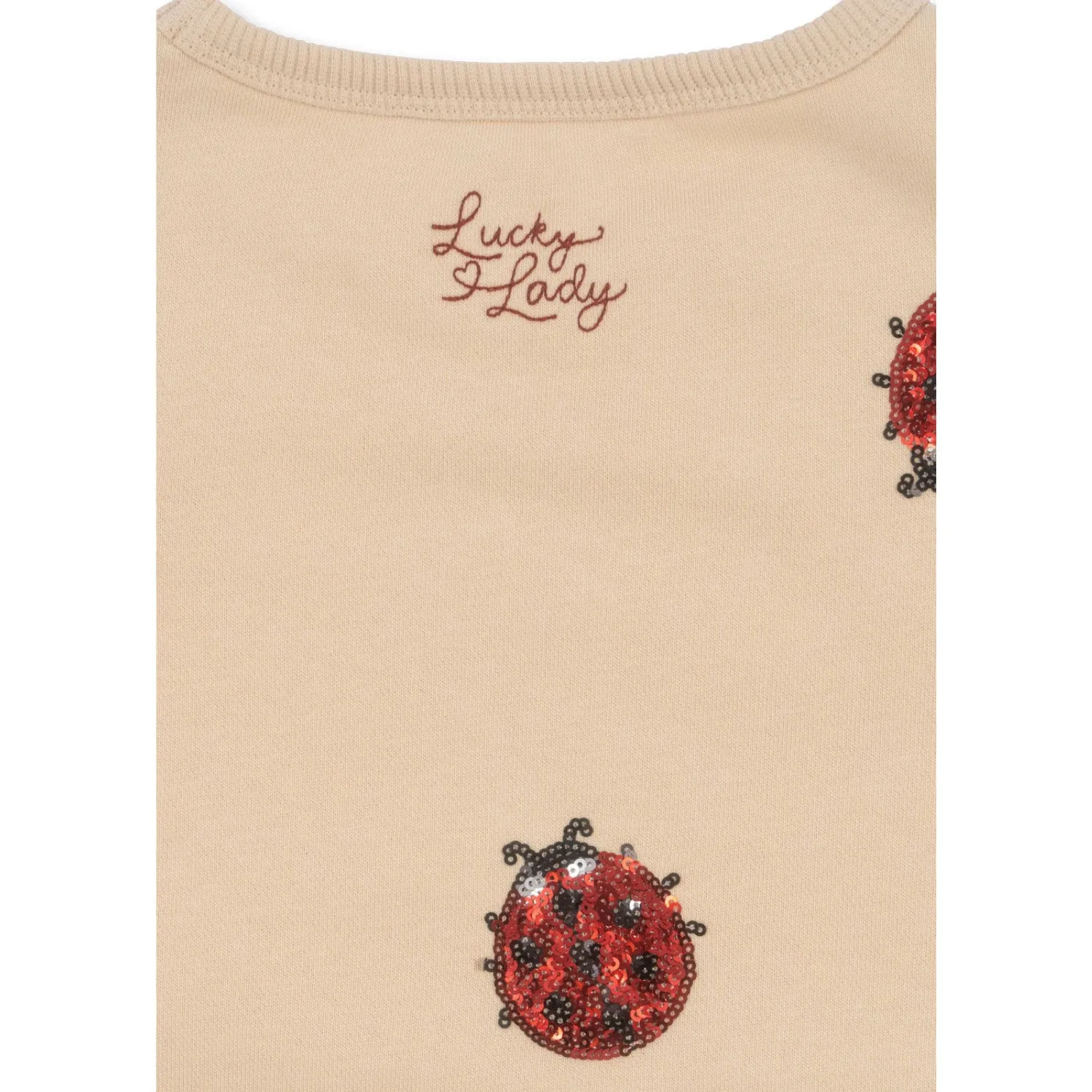 Konges Sljd Ladybug Glitter Lou Ladybug Glitter Sweatshirt Ocs