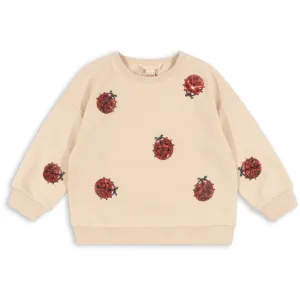 Konges Sljd Ladybug Glitter Lou Ladybug Glitter Sweatshirt Ocs
