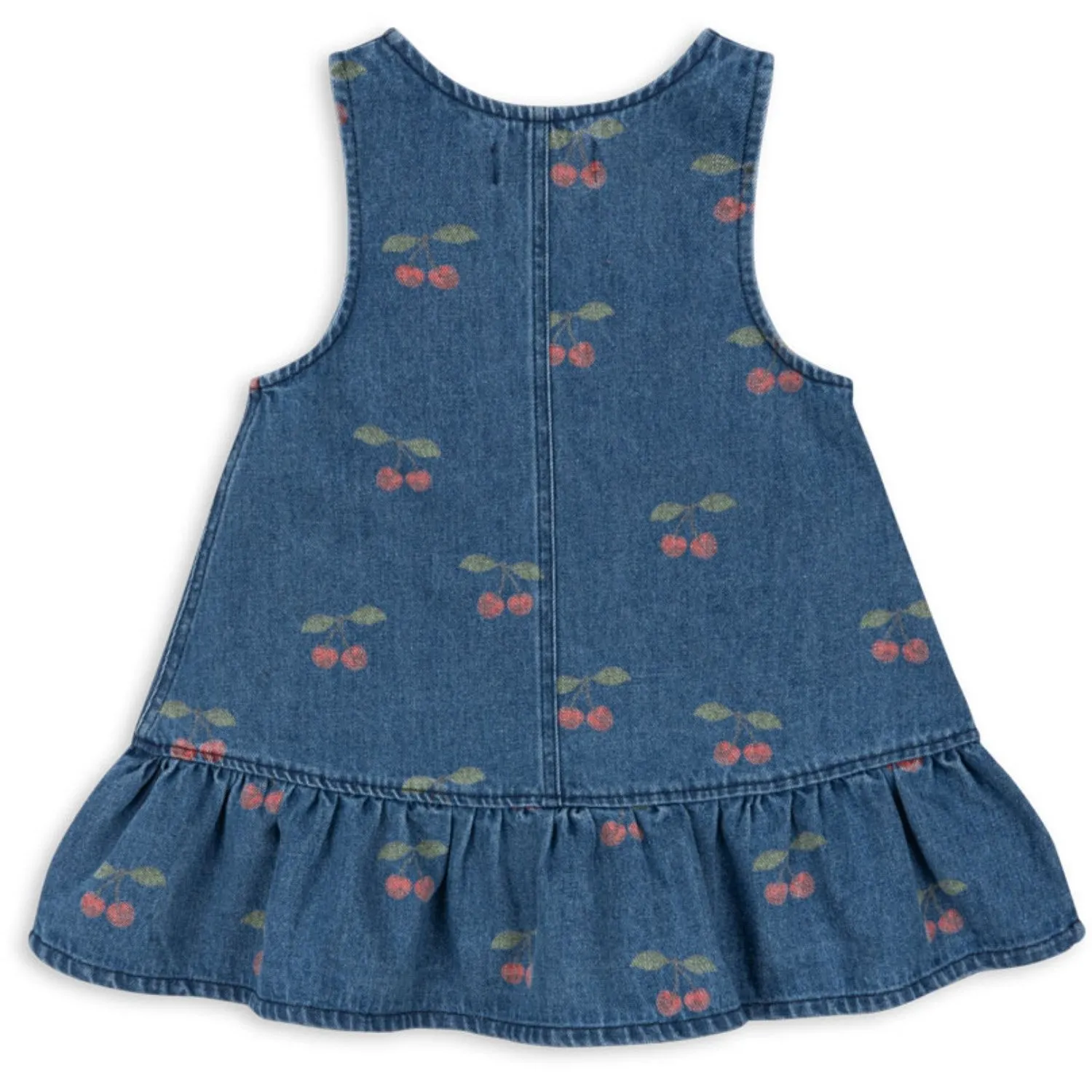 Konges Sljd Ma Grande Cerise Denim Magot Dress Gots