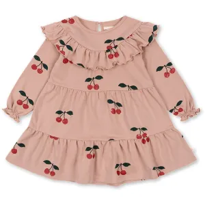 Konges Sljd Ma Grande Cerise Glitter Mellow Malli Cherry Glitter Dress Gots
