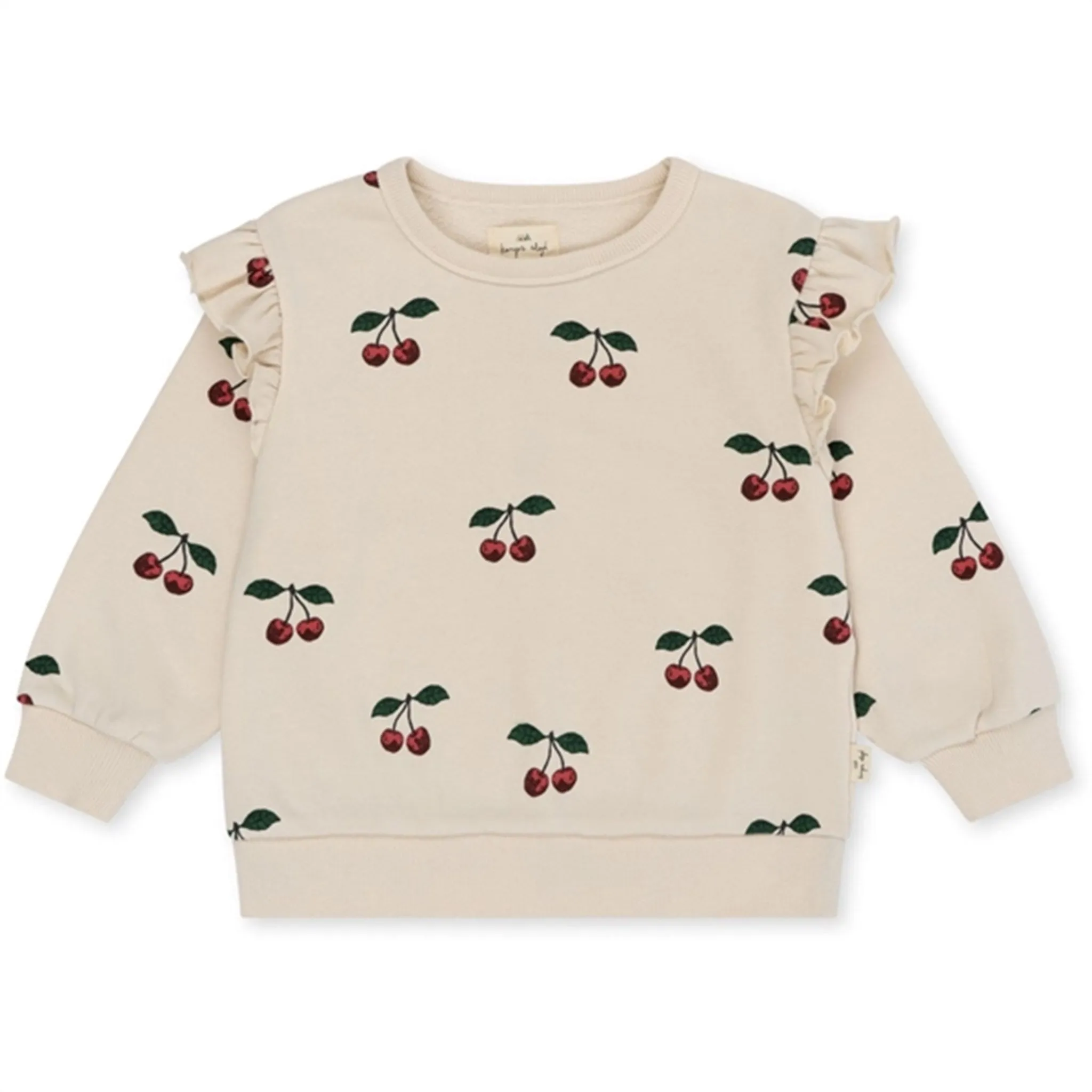 Konges Sljd Ma Grande Cerise Lou Frill Sweatshirt