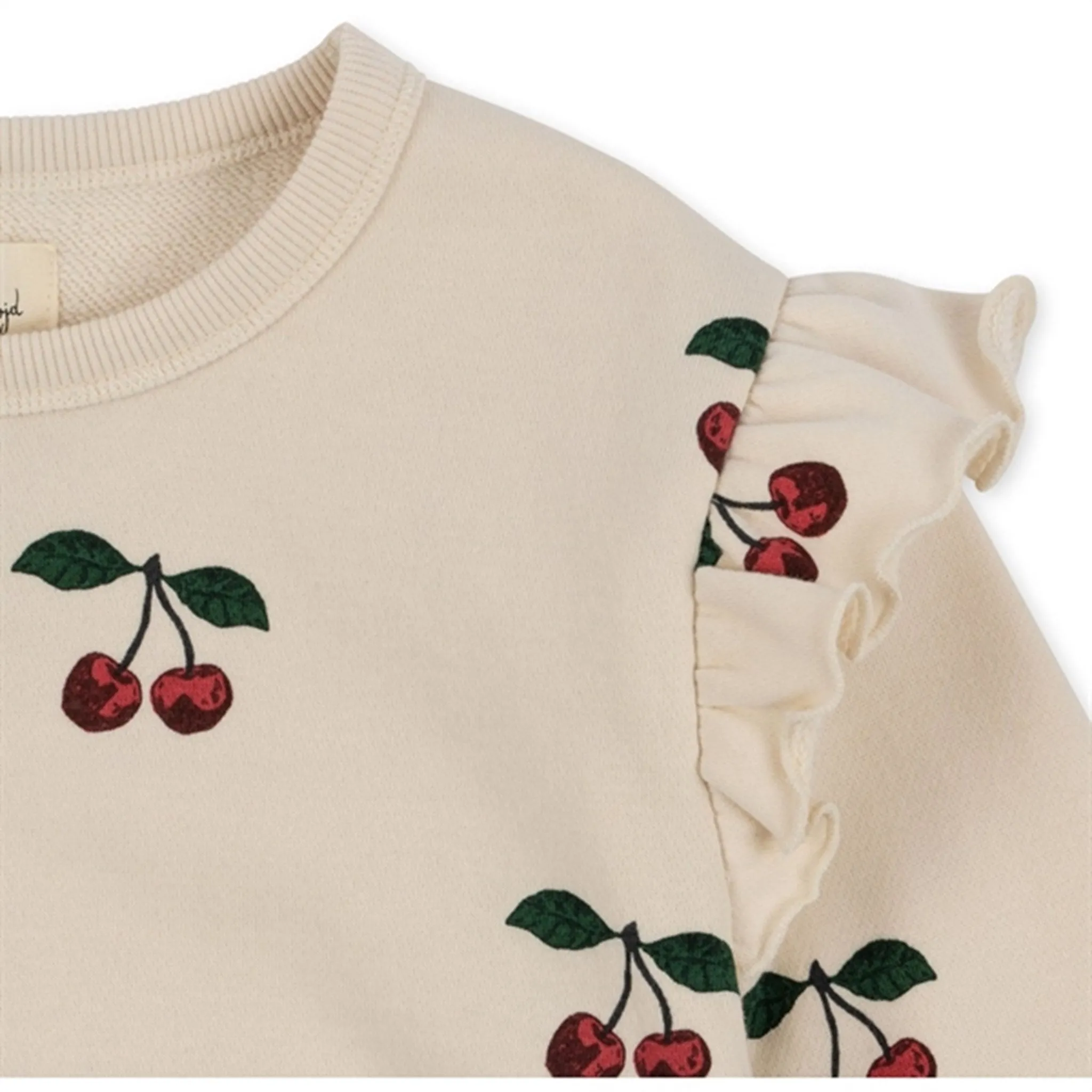Konges Sljd Ma Grande Cerise Lou Frill Sweatshirt