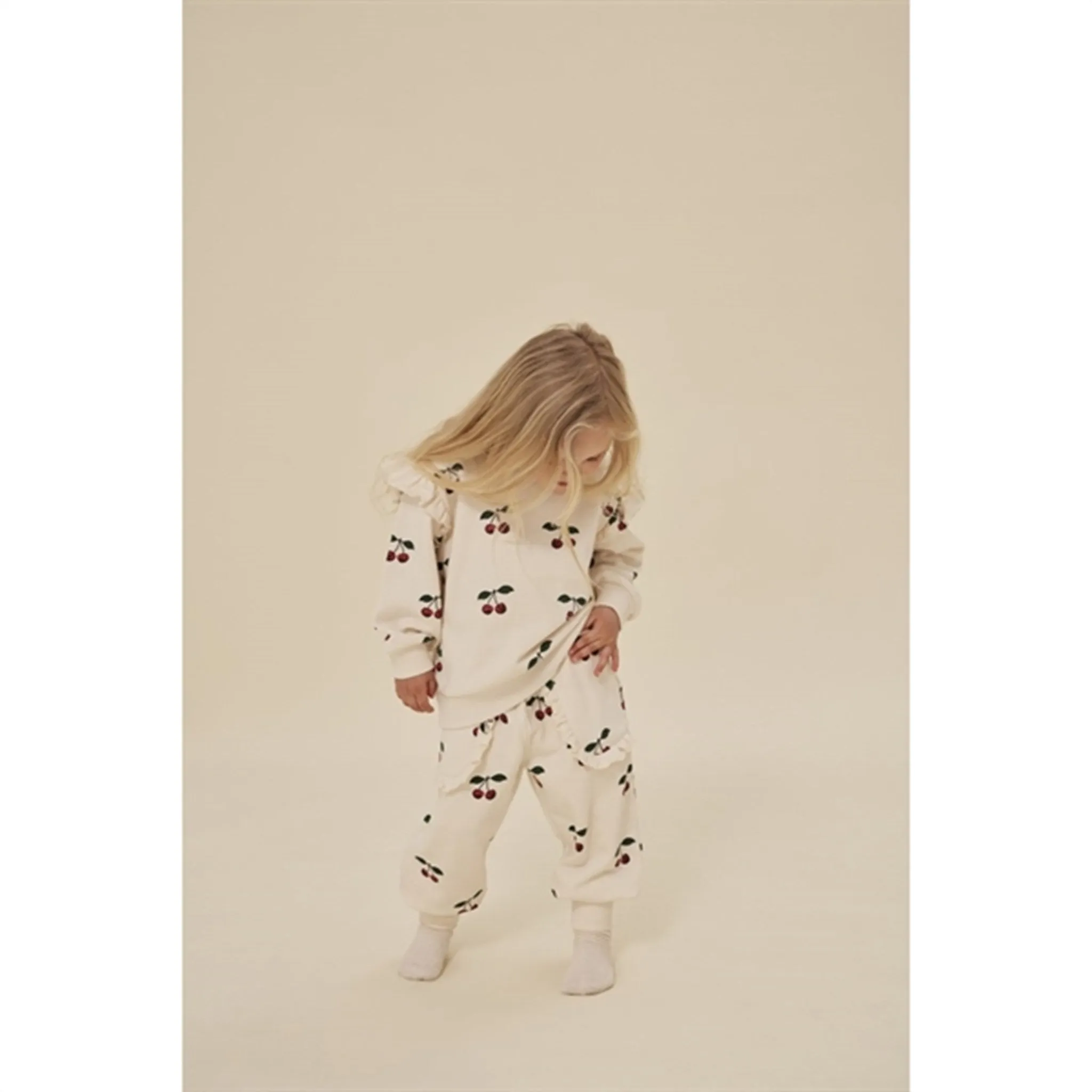 Konges Sljd Ma Grande Cerise Lou Frill Sweatshirt