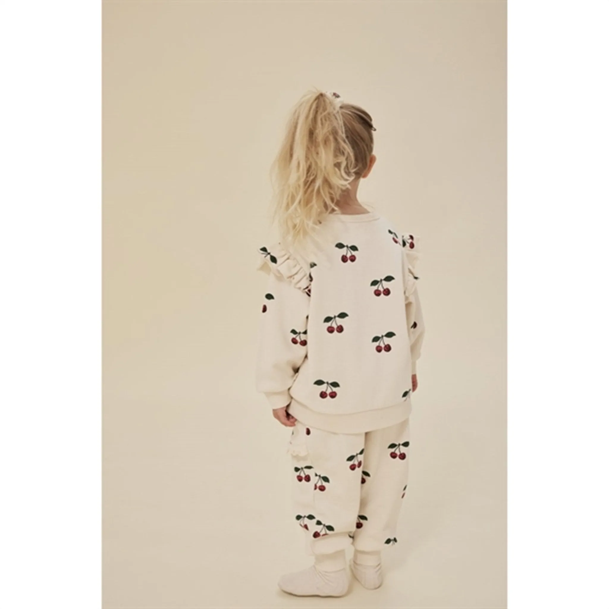 Konges Sljd Ma Grande Cerise Lou Frill Sweatshirt