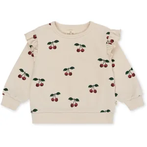 Konges Sljd Ma Grande Cerise Lou Frill Sweatshirt