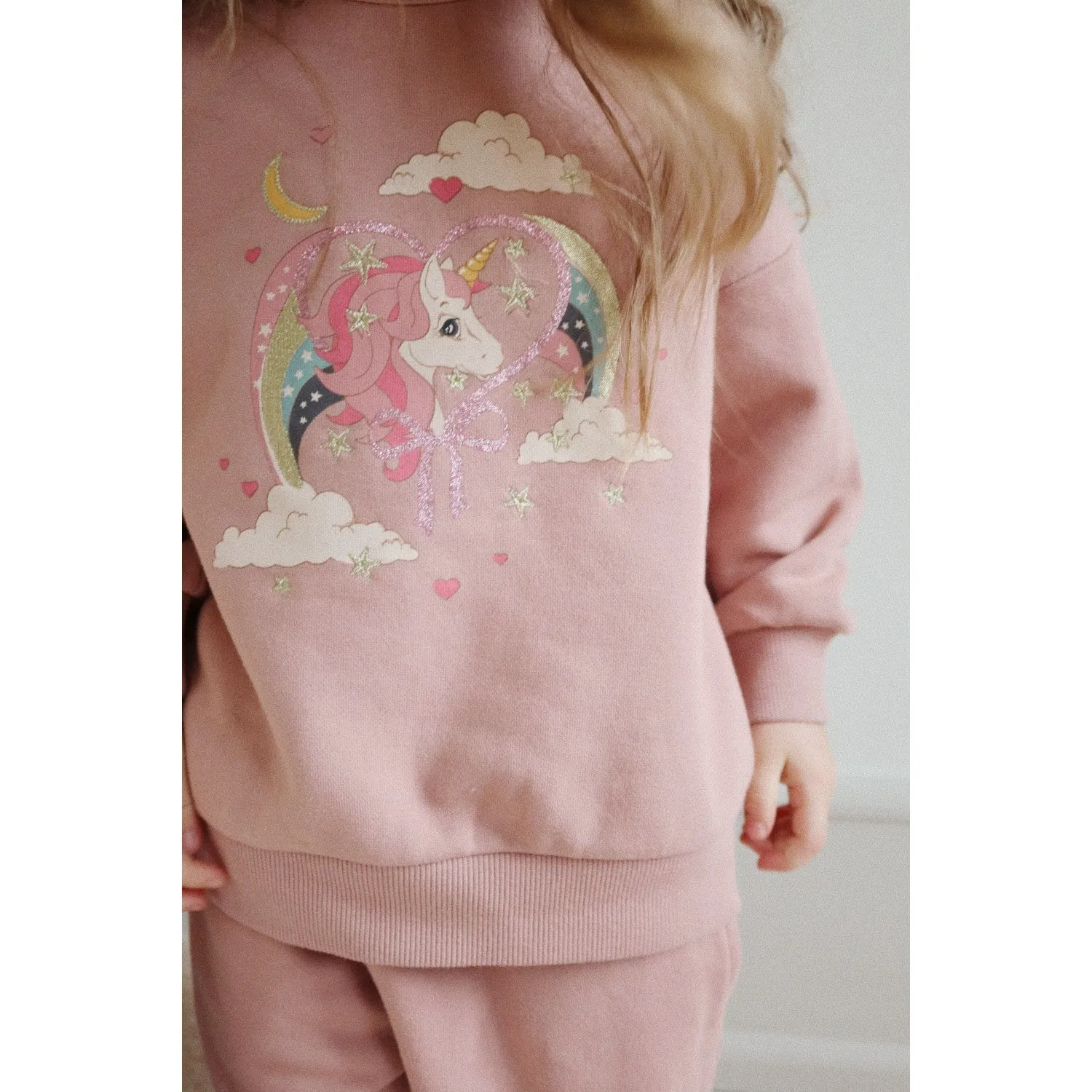 Konges Sljd MahAndany Rose Lou Glitter Sweat Shirt Ocs