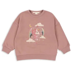 Konges Sljd MahAndany Rose Lou Glitter Sweat Shirt Ocs