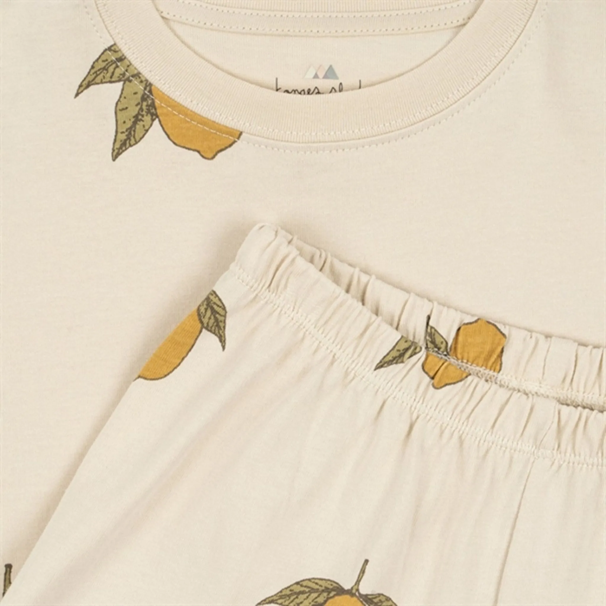 Konges Sljd Mon Grand Citron 2-pack Lin Set