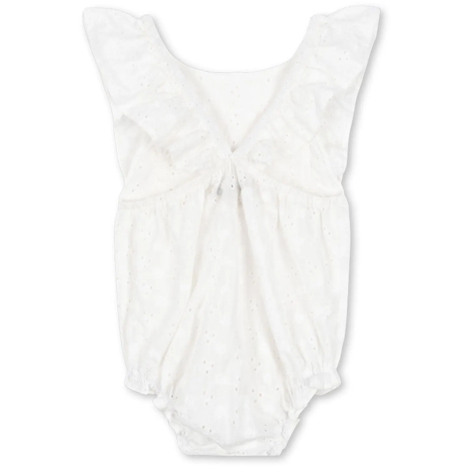 Konges Sljd Optic White Lacey Romper