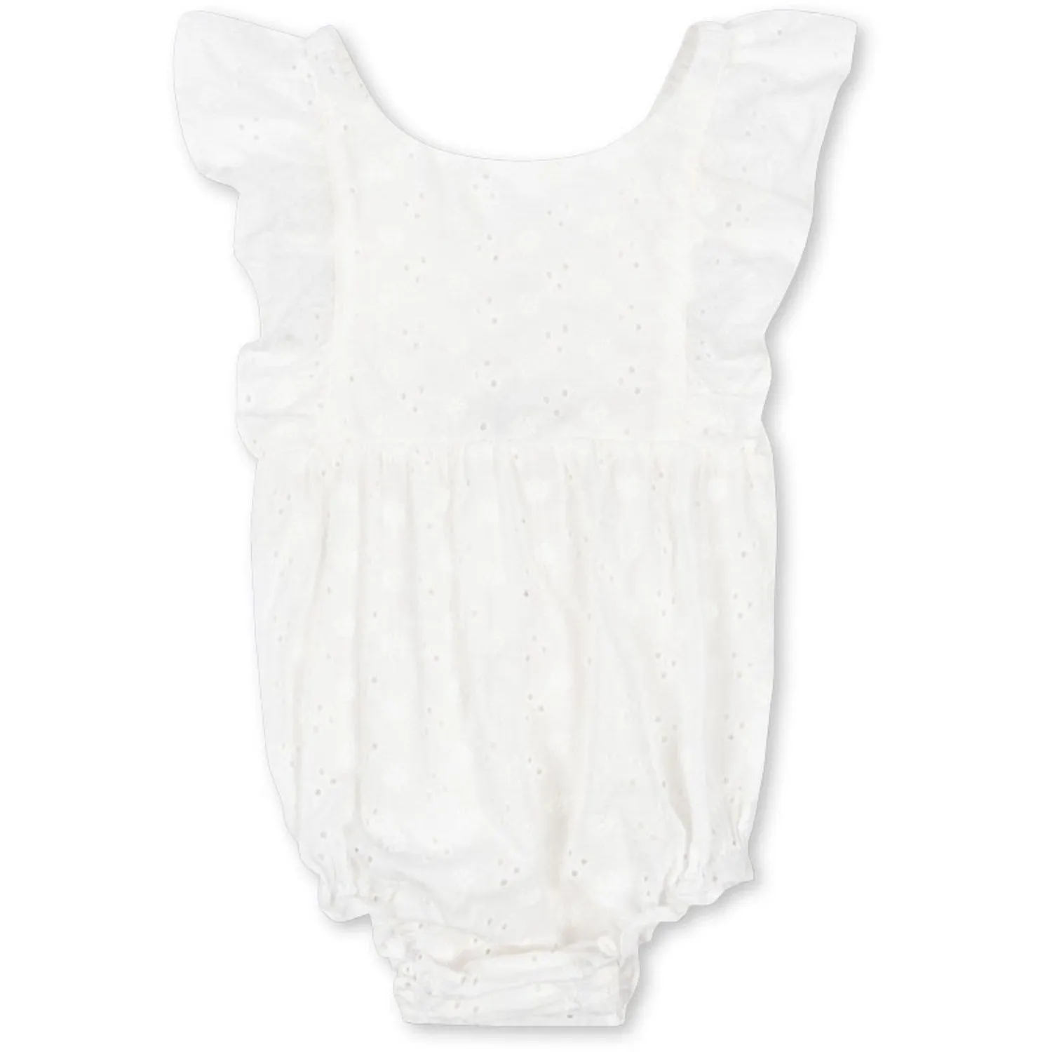 Konges Sljd Optic White Lacey Romper