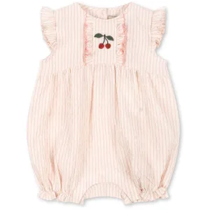 Konges Sljd Peony Stripe Ellie Frill Romper Gots