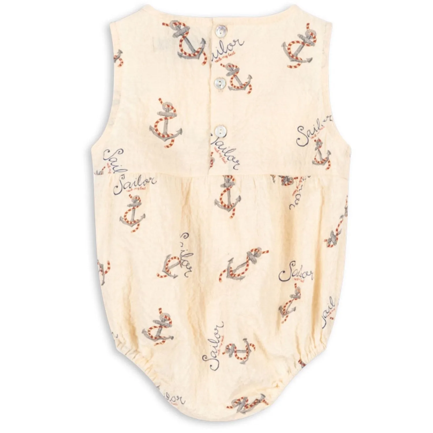 Konges Sljd Rock My Boat Elliot Romper Gots